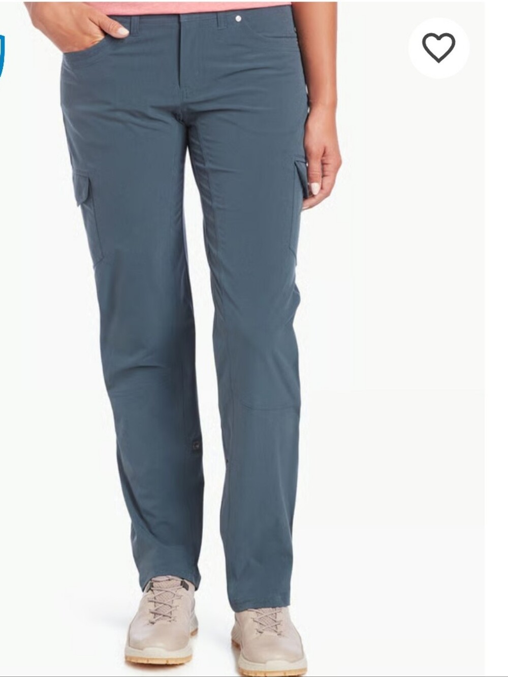Kuhl Women's Freeflex Roll-Up Hiking Pant, Rainstorm (Blue), Size 12 Short